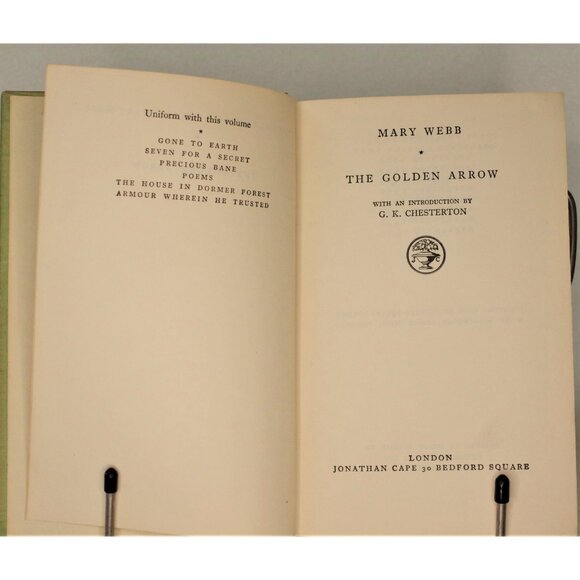 The Golden Arrow by Mary Webb 1933 Edwardian Romance Novel - Picture 3 of 5